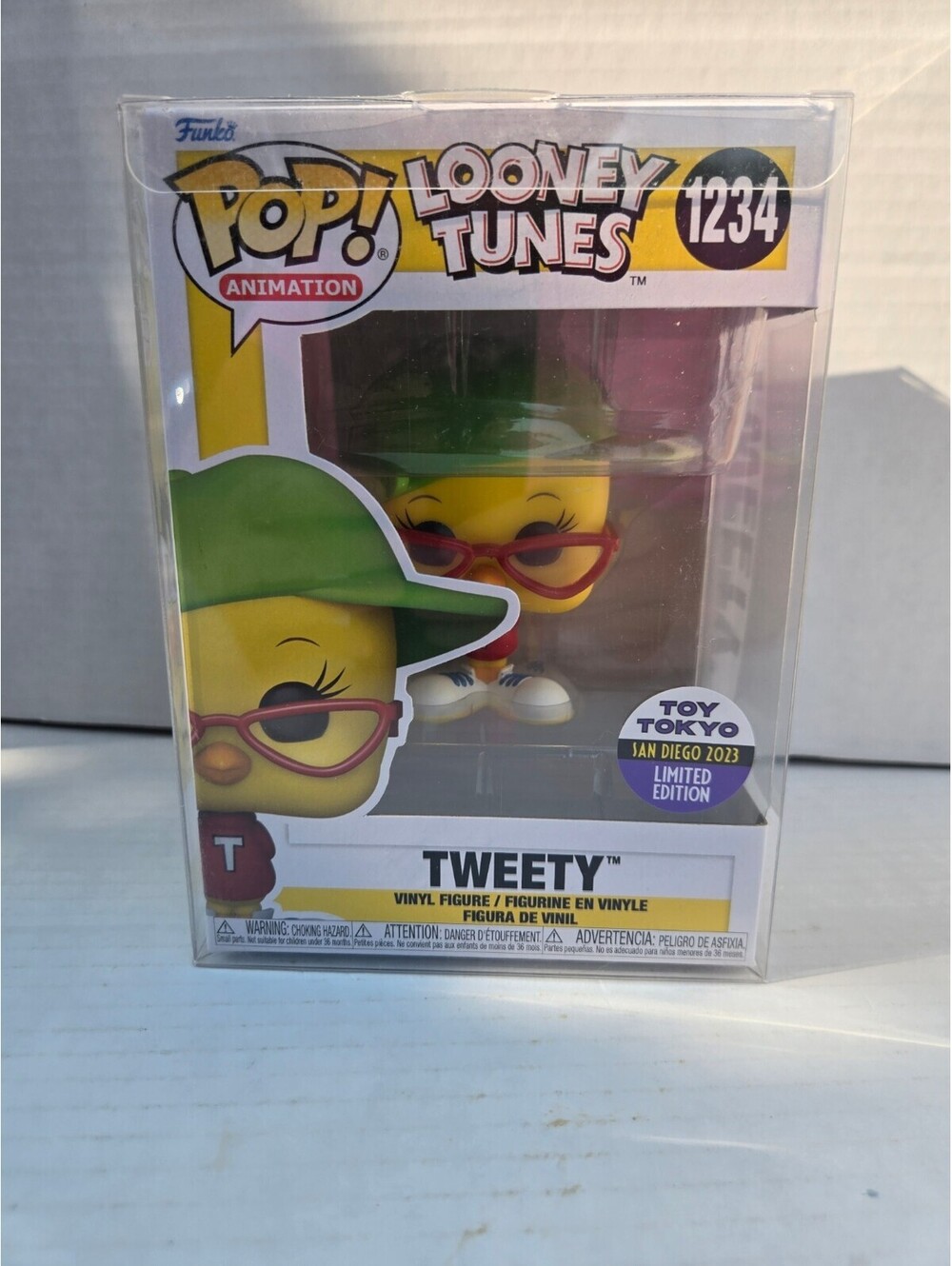 Funko Pop! Animation Looney Tunes Tweety #1234 Toy Tokyo San Diego 2023 Limited